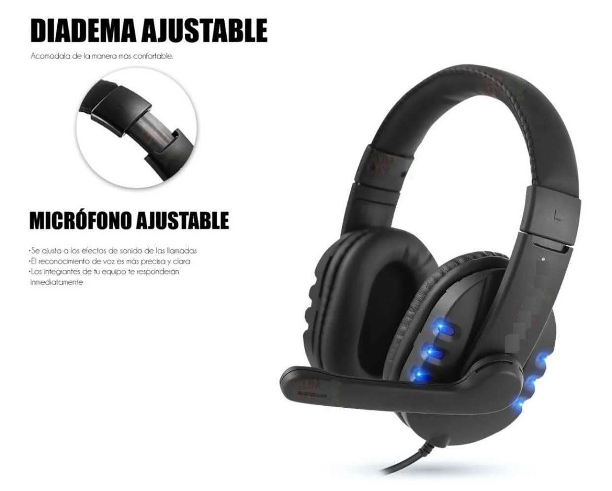 Miniatura 2 de DIADEMA CON MICRÓFONO a Q-925